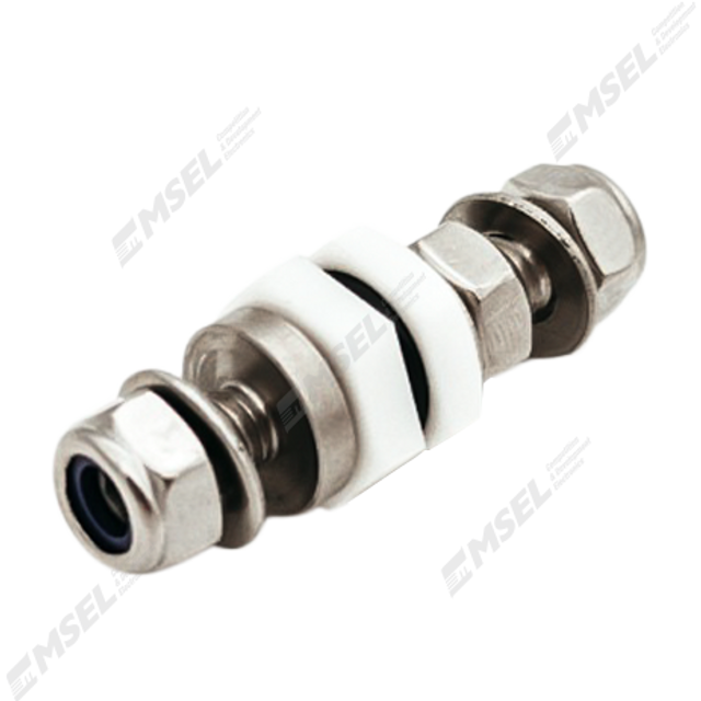 High Amp Flanged M6 Bulkhead Stud